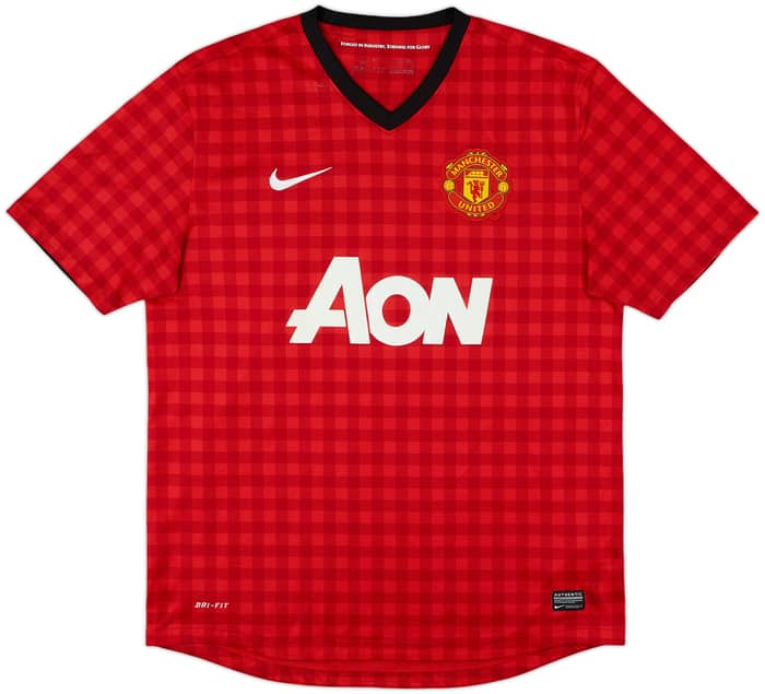 2012-13 Manchester United Home Shirt Vidic #15 - 6/10 - (L)