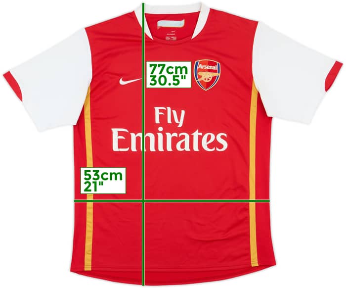 2006-08 Arsenal Home Shirt Toure #5 - 6/10 - (M)