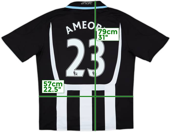 2007-09 Newcastle Home Shirt Ameobi #23 - 7/10 - (L)