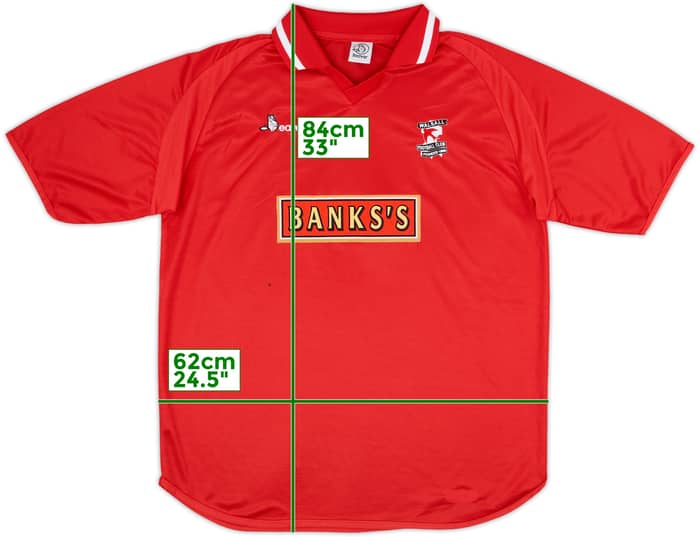 2001-02 Walsall Home Shirt - 7/10 - (XL)