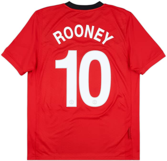 2009-10 Manchester United Home Shirt Rooney #10 - 7/10 - (M)