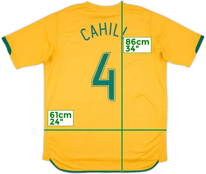 2006-08 Australia Home Shirt Cahill #4 - 6/10 - (XL)