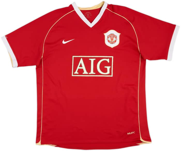 2006-07 Manchester United Home Shirt Ronaldo #7 - 6/10 - (L)