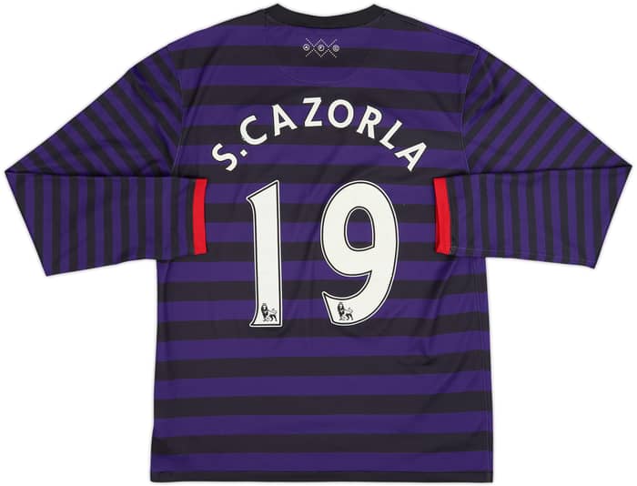 2012-13 Arsenal Away L/S Shirt S.Cazorla #19 - 6/10 - (M)