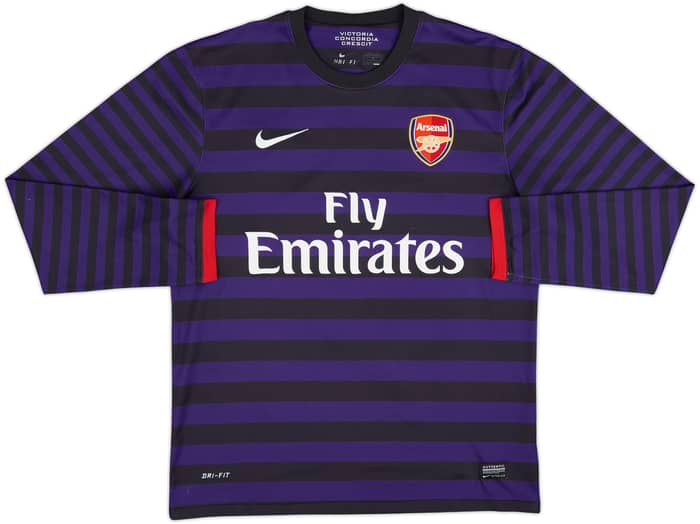 2012-13 Arsenal Away L/S Shirt S.Cazorla #19 - 6/10 - (M)