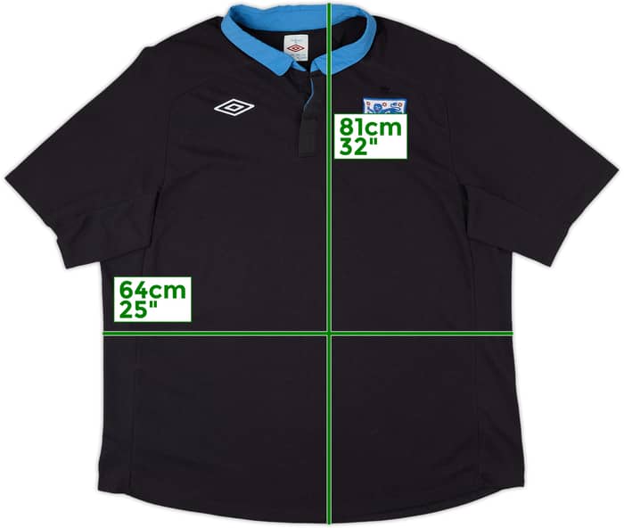 2011-12 England Away Shirt - 7/10 - (3XL)