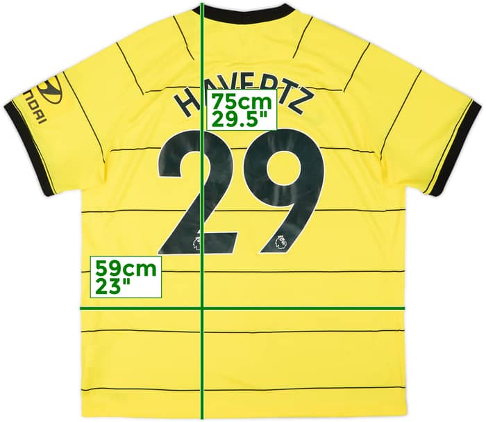2021-22 Chelsea Away Shirt Havertz #29 - 8/10 - (XL)