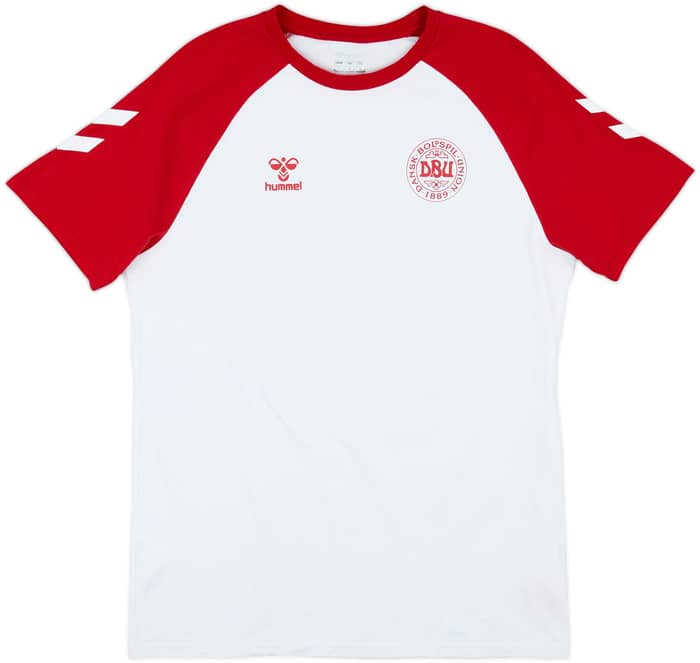 2022-23 Denmark Hummel Cotton Tee - 8/10 - (L)