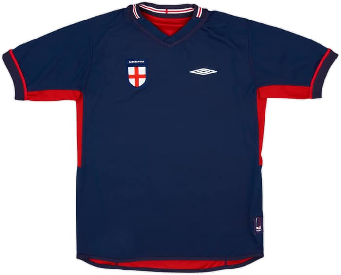 2002-04 England Away Shirt - 7/10 - (XL.Boys)