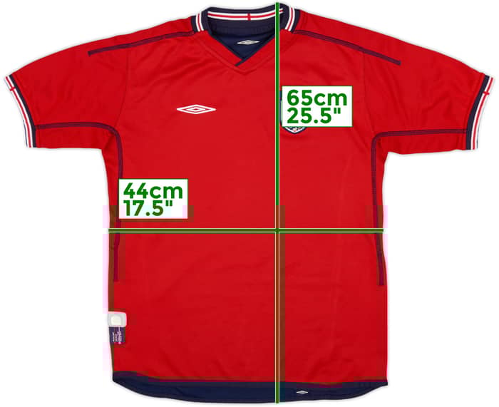 2002-04 England Away Shirt - 7/10 - (XL.Boys)