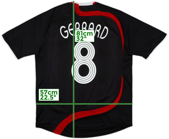 2007-08 Liverpool Third Shirt Gerrard #8 - 5/10 - (L)
