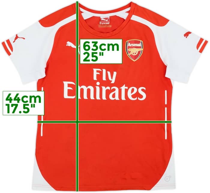 2014-15 Arsenal Home Shirt - 5/10 - (Women's M)