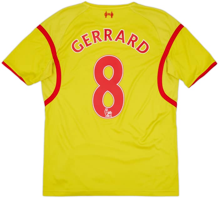 2014-15 Liverpool Away Shirt Gerrard #8 - 5/10 - (S)