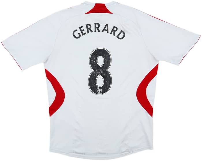 2007-08 Liverpool Away Shirt Gerrard #8 - 4/10 - (M)