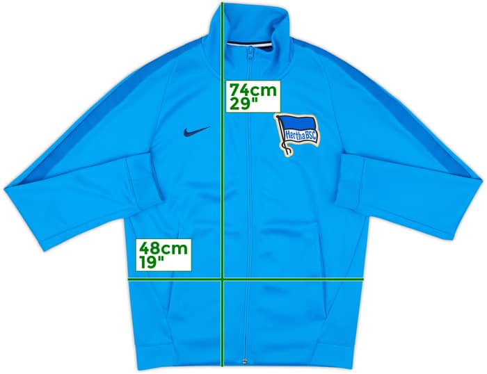 2017-18 Hertha Berlin Nike Track Jacket - 8/10 - (S)