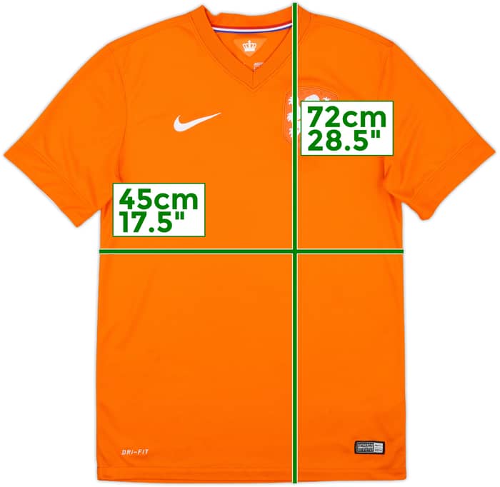 2014-15 Netherlands Home Shirt - 7/10 - (S)