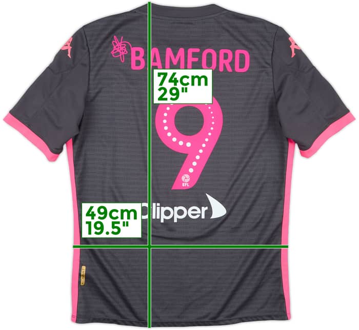 2019-20 Leeds United Away Shirt Bamford #9 - 9/10 - (L)