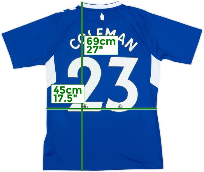2022-23 Everton Home Shirt Coleman #23 (S)