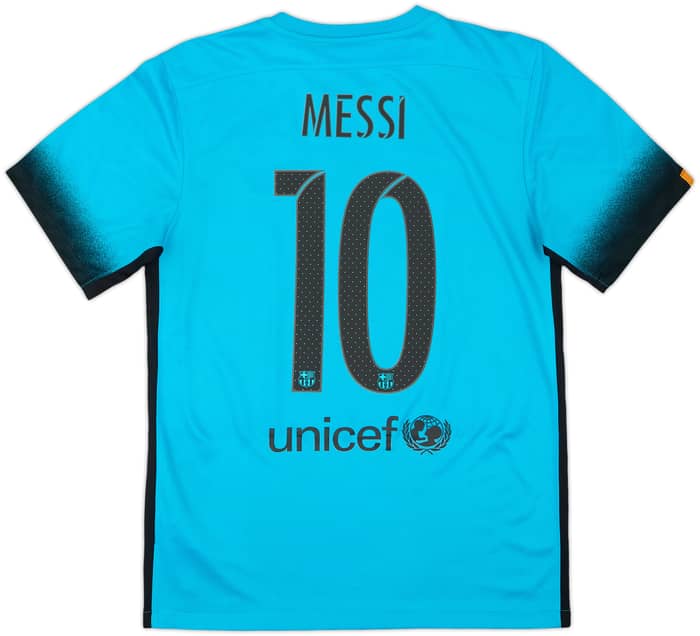 2015-16 Barcelona Third Shirt Messi #10 - 6/10 - (S)