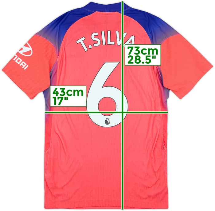 2020-21 Chelsea Authentic Third Shirt T.Silva #6 - 10/10 - (S)