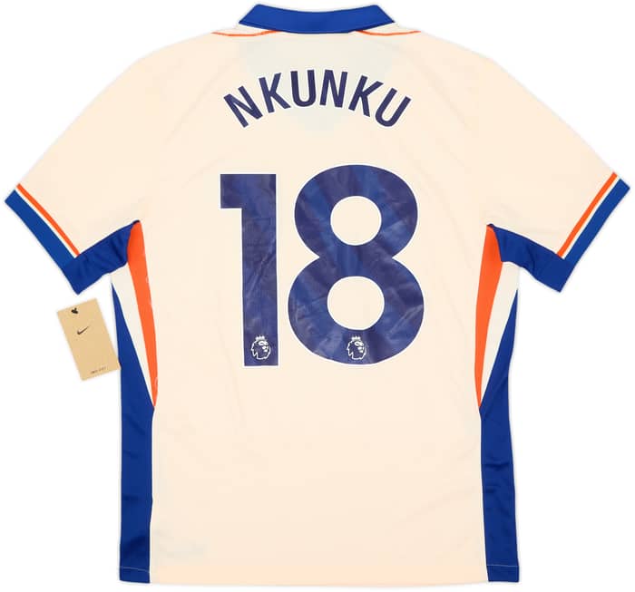 Camiseta de visitante del Chelsea 2024-25 Nkunku #18 (M)