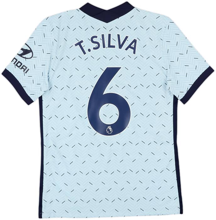 2020-21 Chelsea Authentic Away Shirt T.Silva #6 - 9/10 - (S)