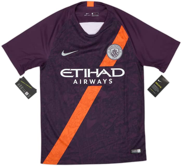 Camiseta de la tercera equipación del Manchester City 2018-19 Mahrez #26 (S)