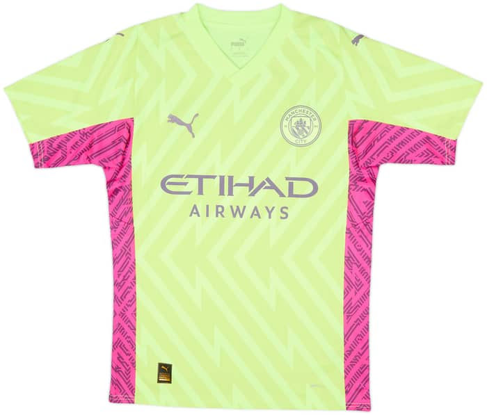 2023-24 Manchester City GK Shirt - 8/10 - (S)