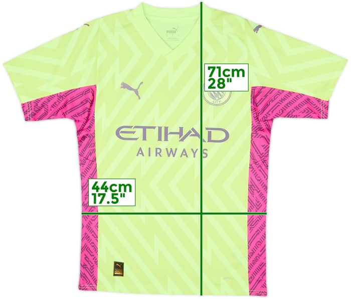 2023-24 Manchester City GK Shirt - 8/10 - (S)