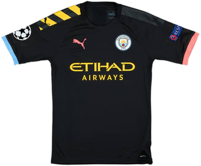 2019-20 Manchester City Away Shirt Silva #21 - 8/10 - (S)