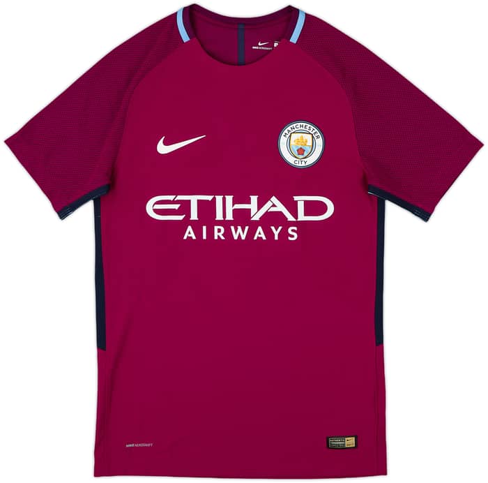 2017-18 Manchester City Authentic Away Shirt Walker #2 - 9/10 - (S)