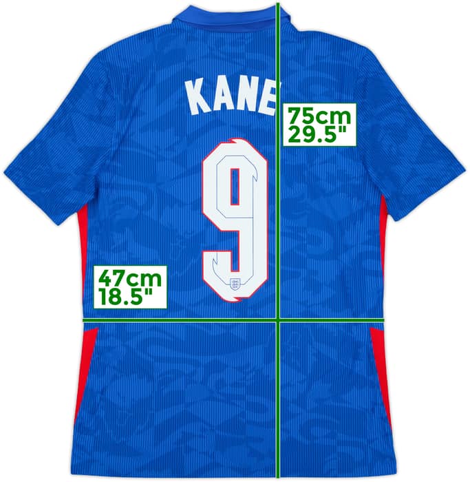2020-21 England Authentic Away Shirt Kane #9 - 10/10 - (M)