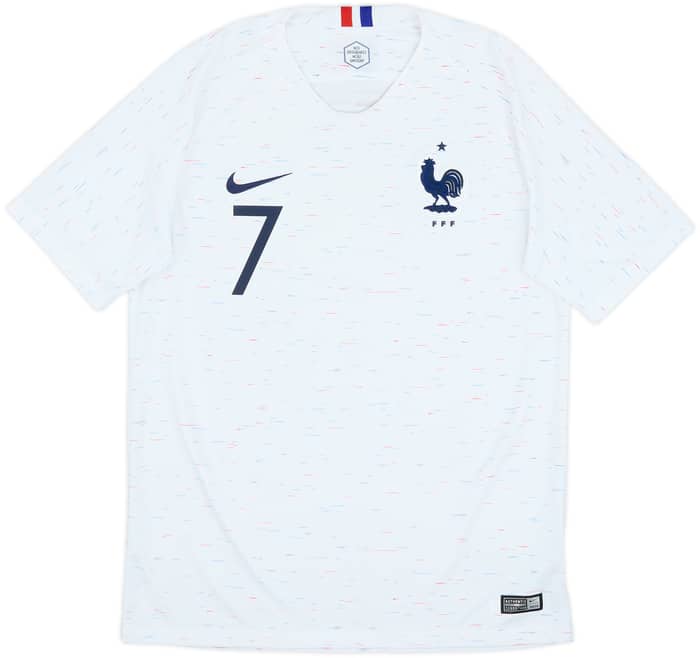 2018 France Away Shirt Griezmann #7 - 9/10 - (M)