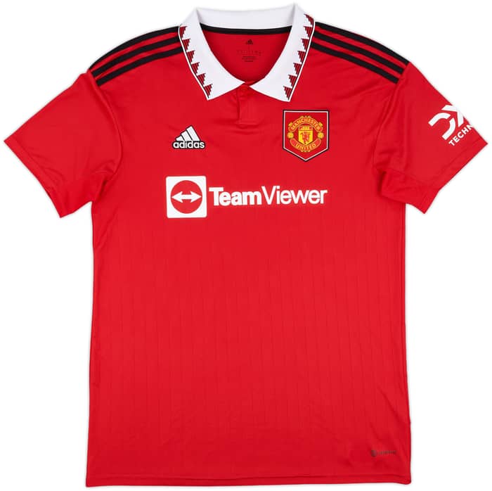 2022-23 Manchester United Home Shirt Antony #21 - 9/10 - (L)
