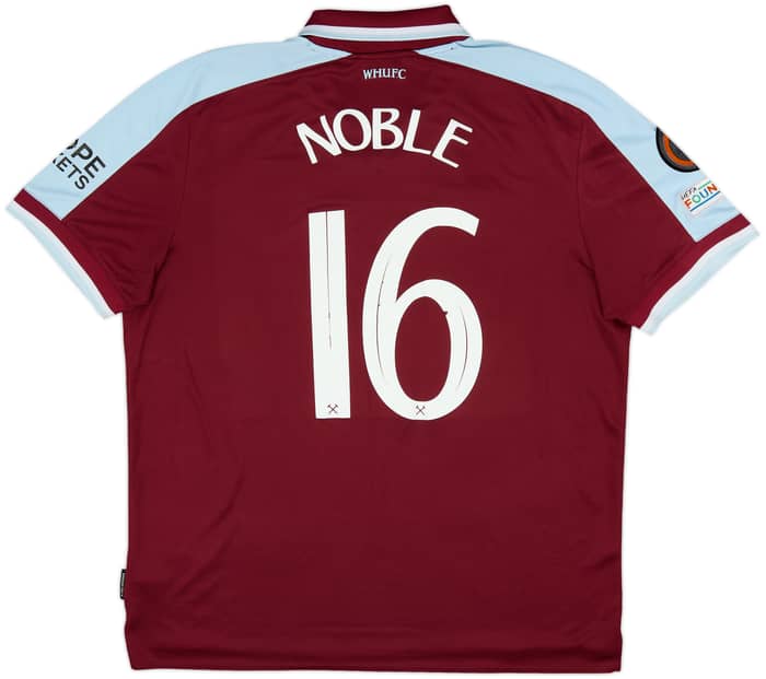 2021-22 West Ham Home Shirt Noble #16 - 6/10 - (XXL)
