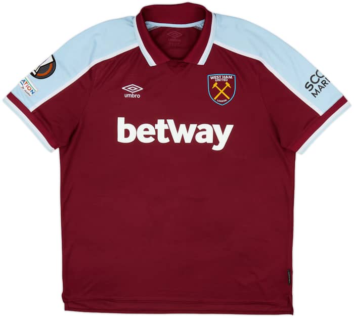 2021-22 West Ham Home Shirt Noble #16 - 6/10 - (XXL)