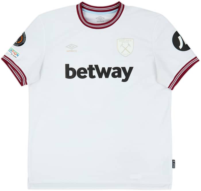 Camiseta de visitante del West Ham 2023-24 Alvarez #19 - 7/10 - (XXL)