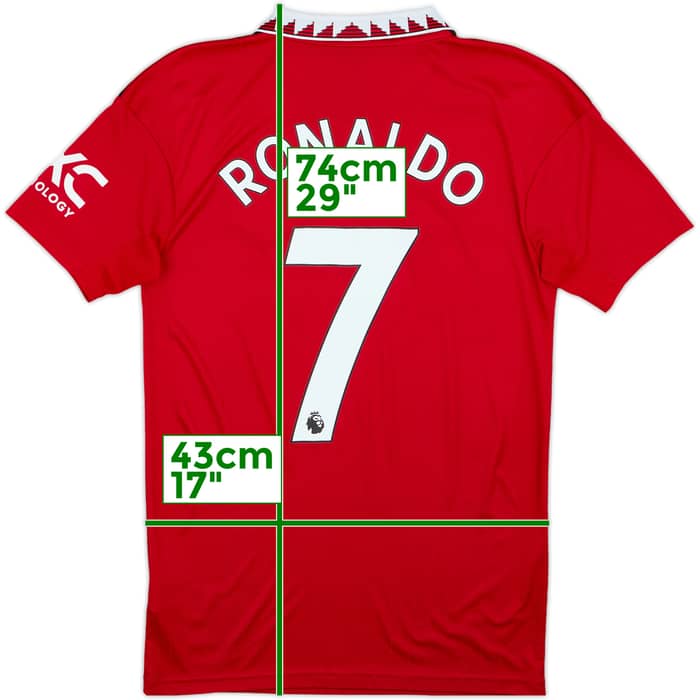 2022-23 Manchester United Home Shirt Ronaldo #7 - 10/10 - (XS)