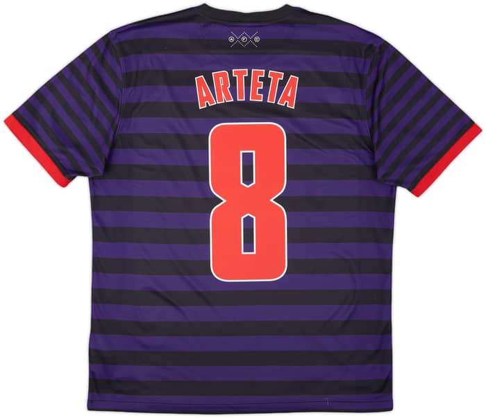 2012-13 Arsenal Away Shirt Arteta #8 - 7/10 - (L)