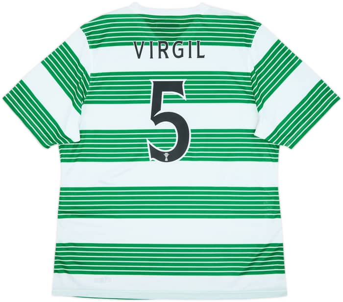 2013-15 Celtic Player Issue Home Shirt Virgil #5 (XXL)