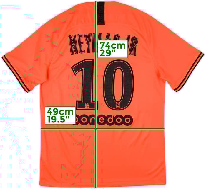 2019-20 Paris Saint-Germain Away Shirt Neymar Jr #10 - 10/10 - (M)