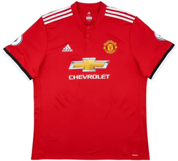 2017-18 Manchester United Authentic Home Shirt - 9/10 - (XXL)
