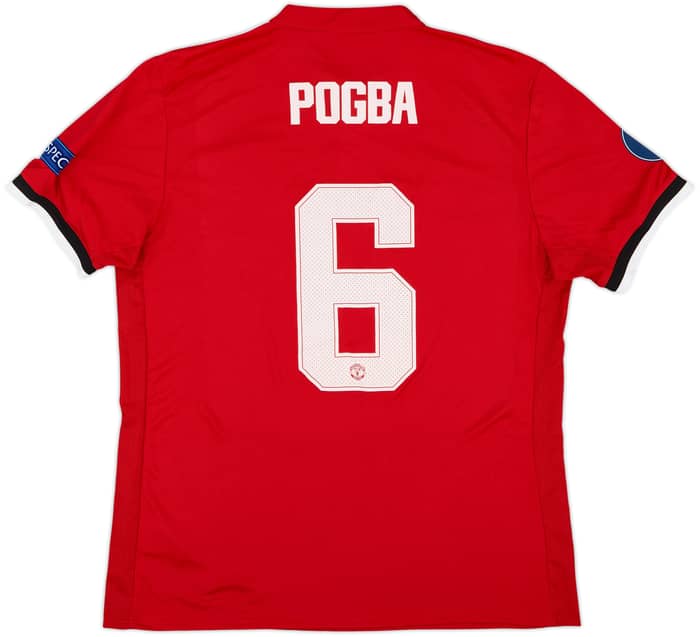 2017-18 Manchester United Home Shirt Pogba #6 (L)