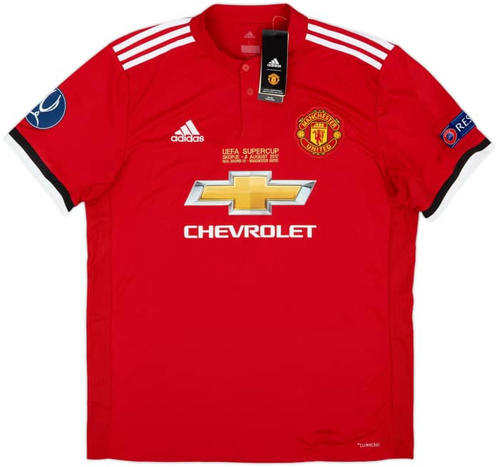 2017-18 Manchester United Home Shirt Pogba #6 (L)