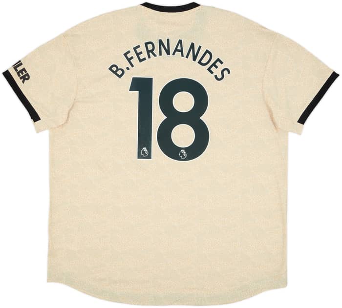 2019-20 Manchester United Authentic Away Shirt B.Fernandes #18 (XXL)