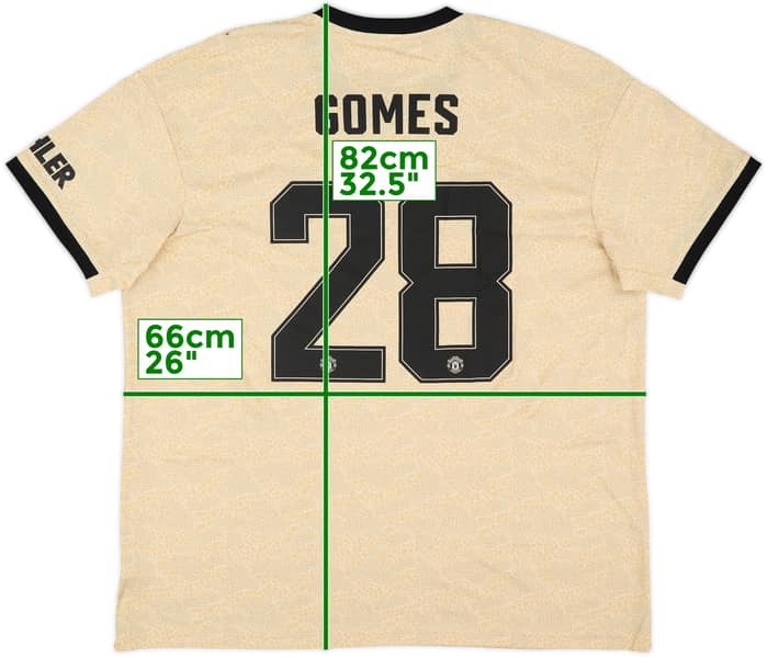 2019-20 Manchester United Away Shirt Gomes #28 (XXL)