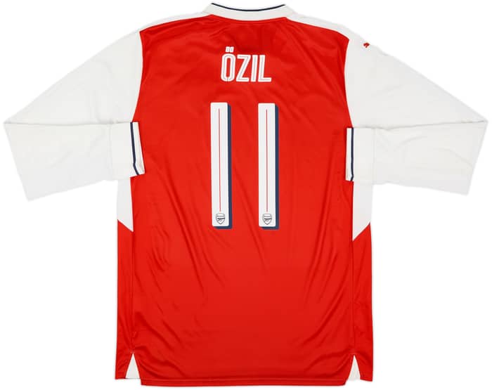 2016-17 Arsenal Home L/S Shirt Ozil #11 - 7/10 - (L)