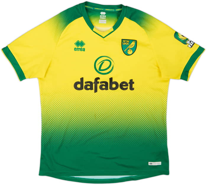 2019-20 Norwich Home Shirt - 8/10 - (XL)