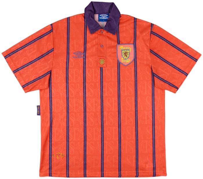 1993-95 Scotland Away Shirt - 8/10 - (XL)