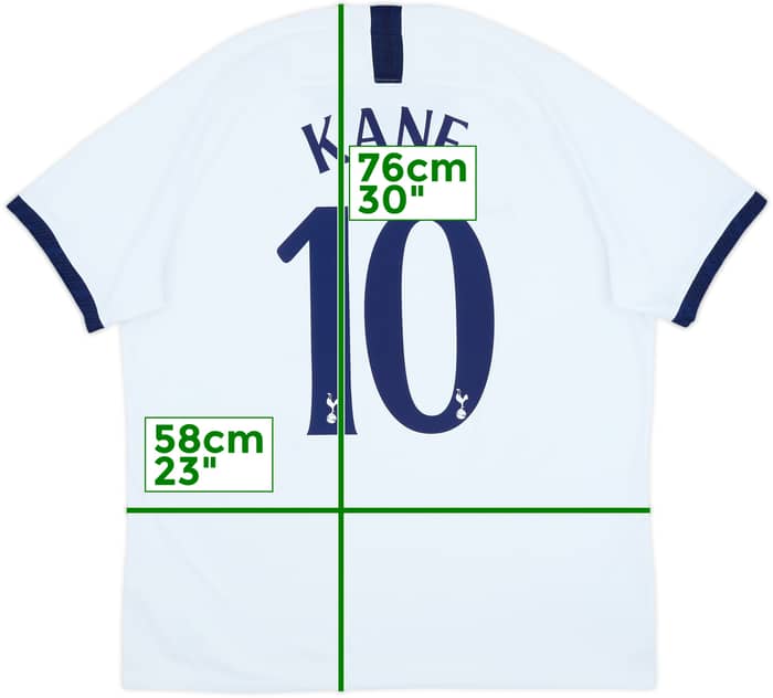 2019-20 Tottenham Home Shirt Kane #10 - 7/10 - (XL)